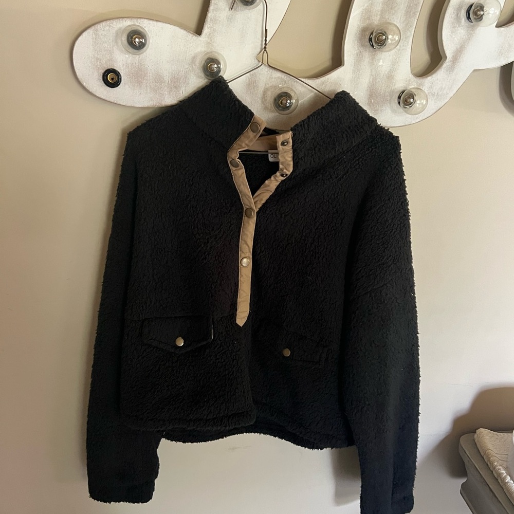 Black Fluffy Jacket